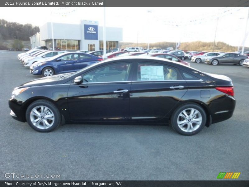 Midnight Black / Camel 2013 Hyundai Sonata Limited