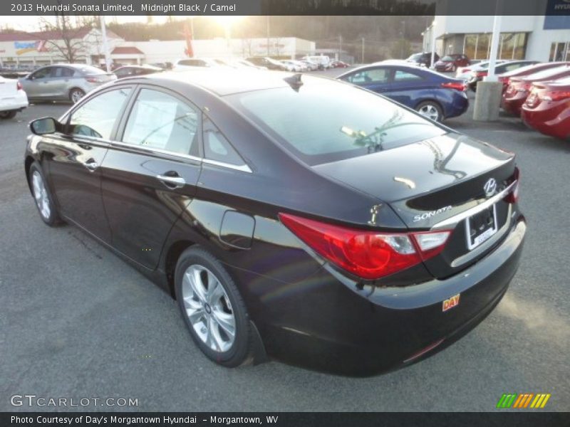 Midnight Black / Camel 2013 Hyundai Sonata Limited