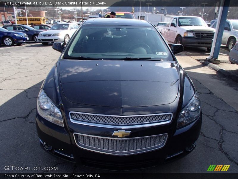 Black Granite Metallic / Ebony 2011 Chevrolet Malibu LTZ