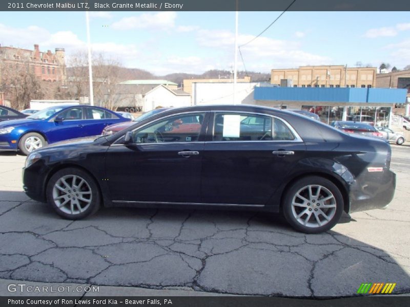 Black Granite Metallic / Ebony 2011 Chevrolet Malibu LTZ