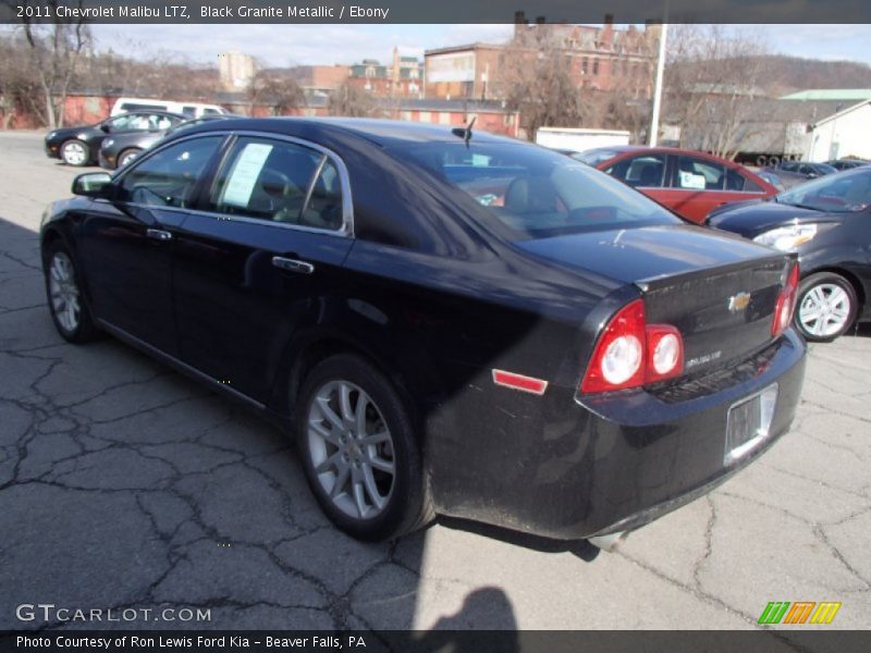 Black Granite Metallic / Ebony 2011 Chevrolet Malibu LTZ