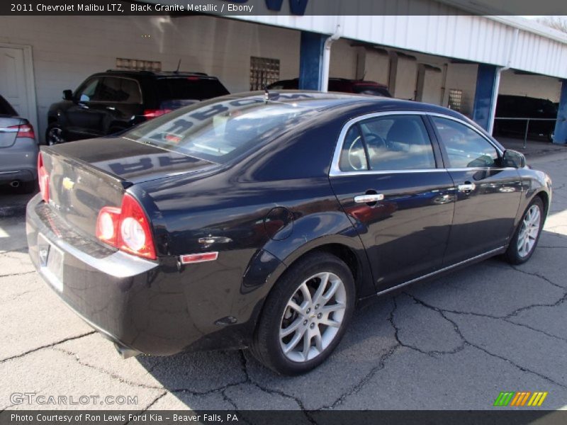 Black Granite Metallic / Ebony 2011 Chevrolet Malibu LTZ