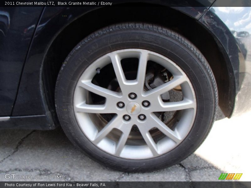 Black Granite Metallic / Ebony 2011 Chevrolet Malibu LTZ