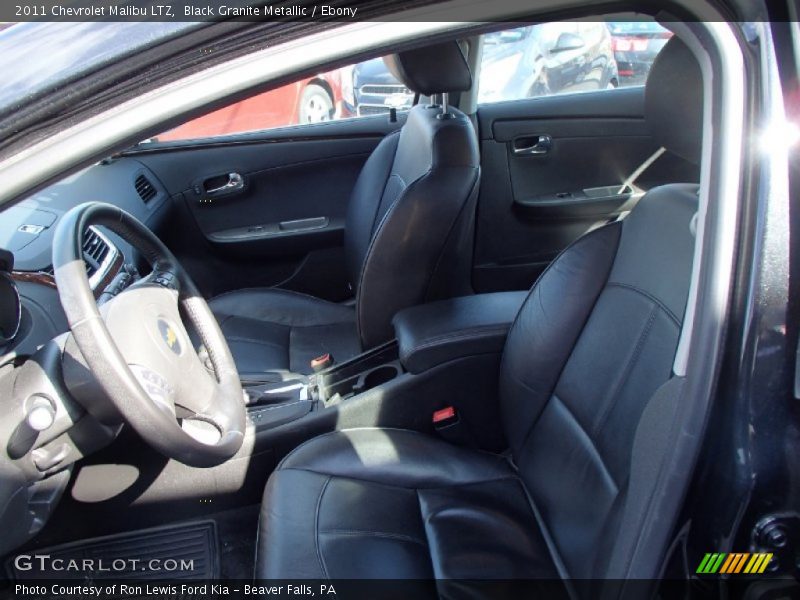 Black Granite Metallic / Ebony 2011 Chevrolet Malibu LTZ