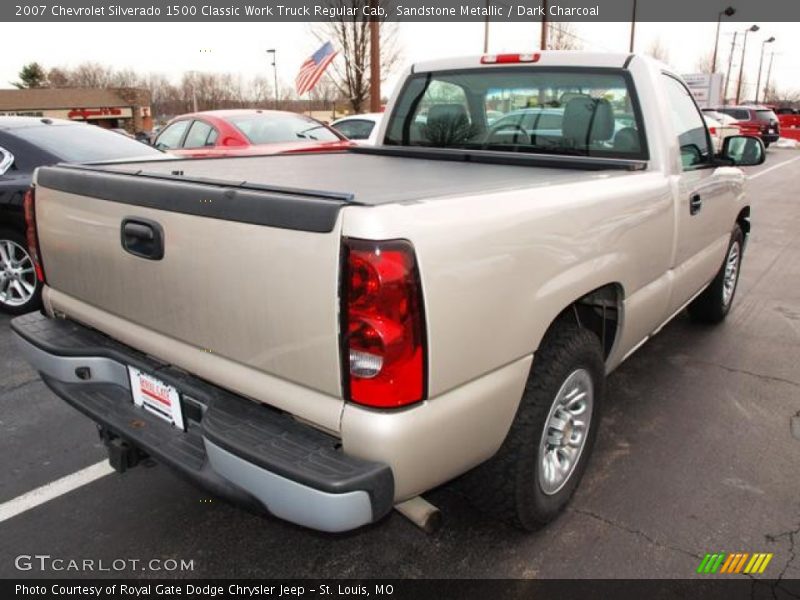 Sandstone Metallic / Dark Charcoal 2007 Chevrolet Silverado 1500 Classic Work Truck Regular Cab