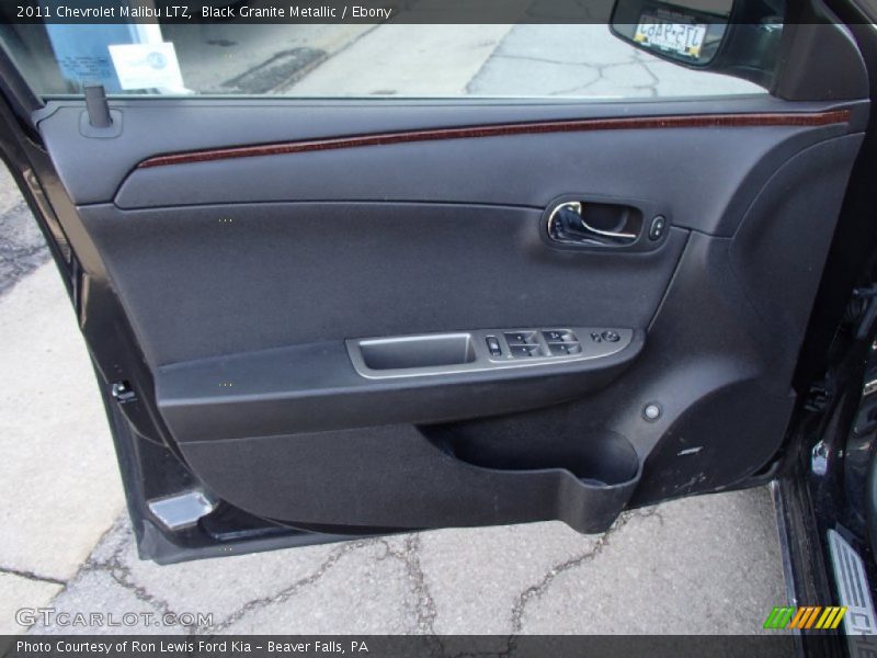 Black Granite Metallic / Ebony 2011 Chevrolet Malibu LTZ