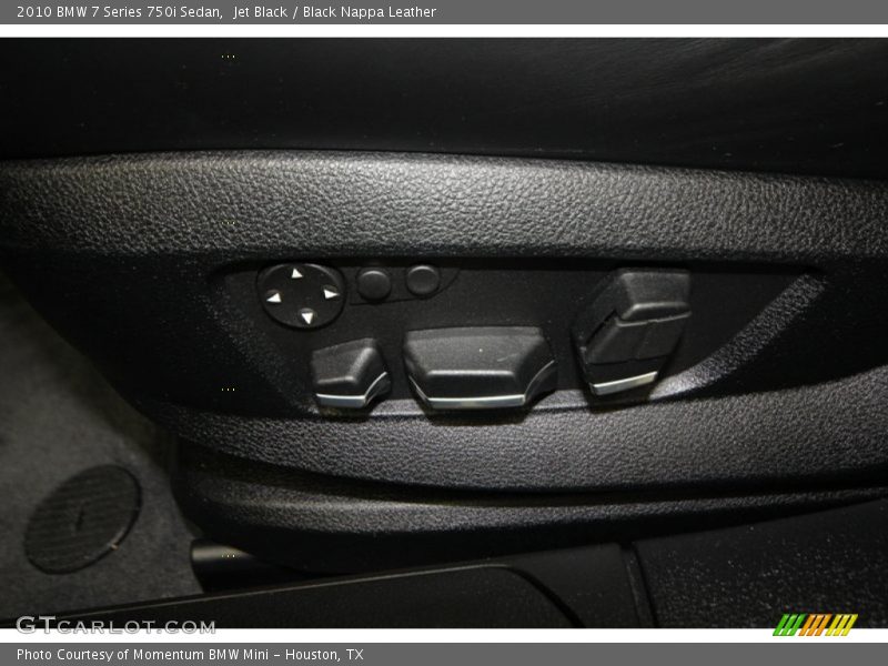 Jet Black / Black Nappa Leather 2010 BMW 7 Series 750i Sedan