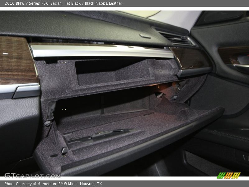 Jet Black / Black Nappa Leather 2010 BMW 7 Series 750i Sedan