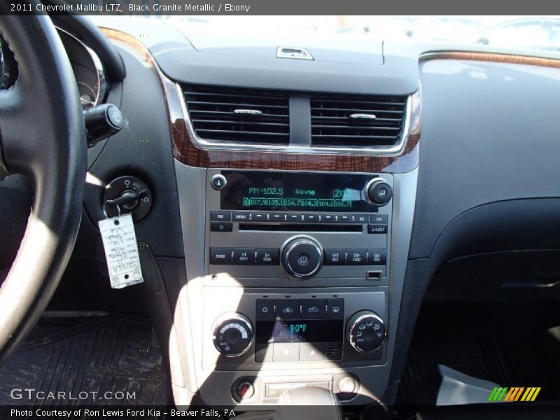 Black Granite Metallic / Ebony 2011 Chevrolet Malibu LTZ