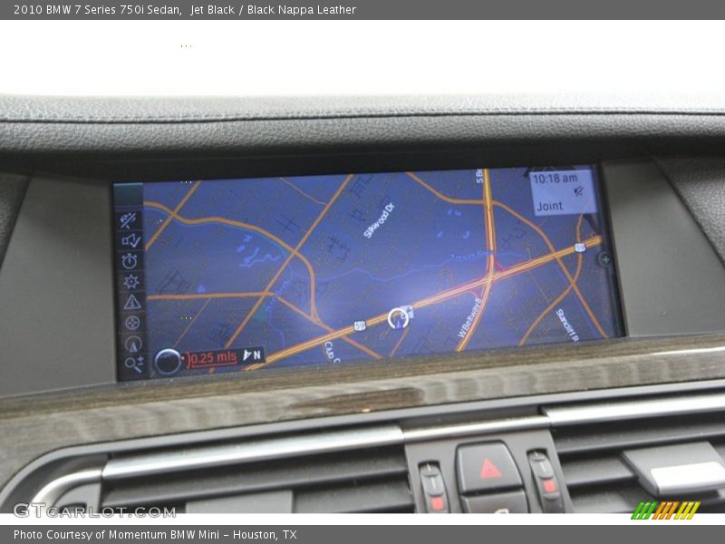 Jet Black / Black Nappa Leather 2010 BMW 7 Series 750i Sedan