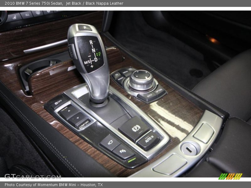 Jet Black / Black Nappa Leather 2010 BMW 7 Series 750i Sedan