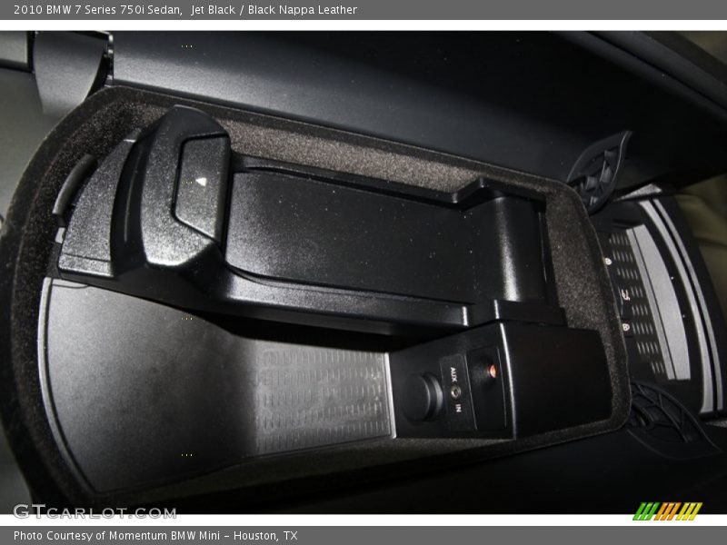 Jet Black / Black Nappa Leather 2010 BMW 7 Series 750i Sedan