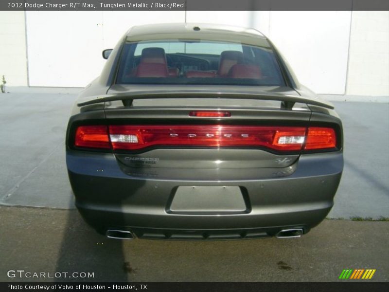 Tungsten Metallic / Black/Red 2012 Dodge Charger R/T Max