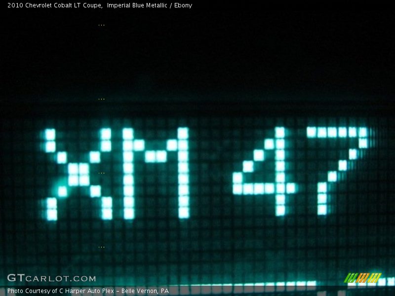 Imperial Blue Metallic / Ebony 2010 Chevrolet Cobalt LT Coupe