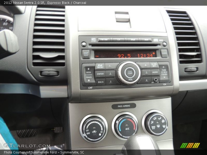 Espresso Black / Charcoal 2012 Nissan Sentra 2.0 SR