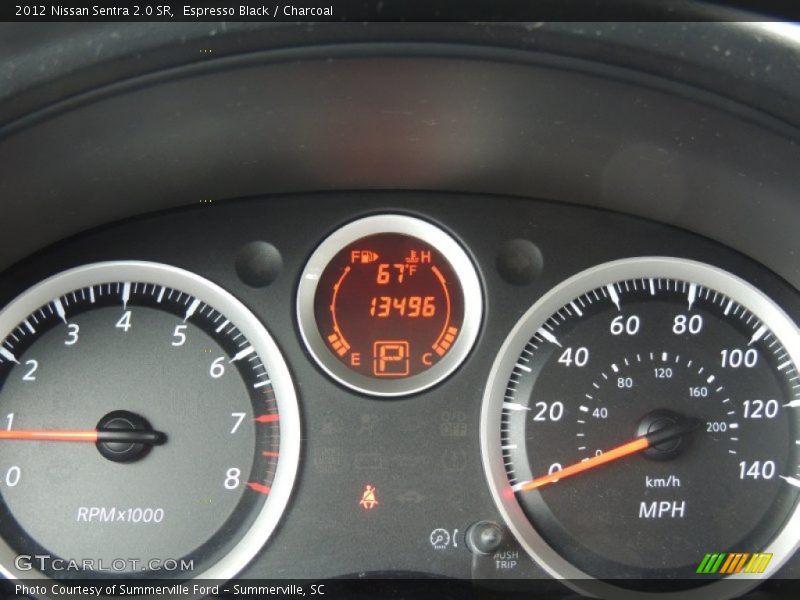 Espresso Black / Charcoal 2012 Nissan Sentra 2.0 SR