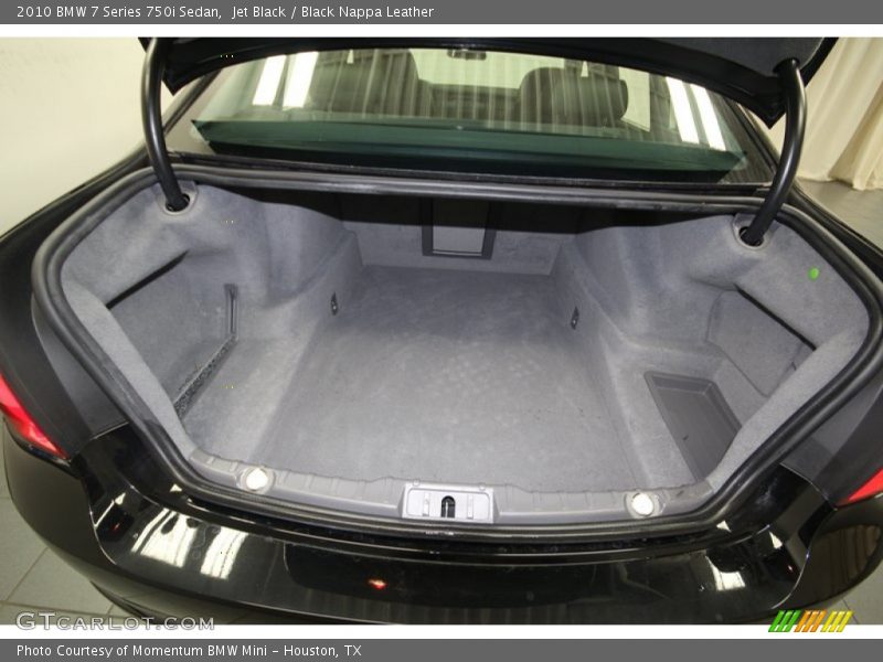 Jet Black / Black Nappa Leather 2010 BMW 7 Series 750i Sedan