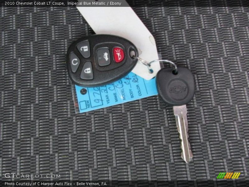 Imperial Blue Metallic / Ebony 2010 Chevrolet Cobalt LT Coupe