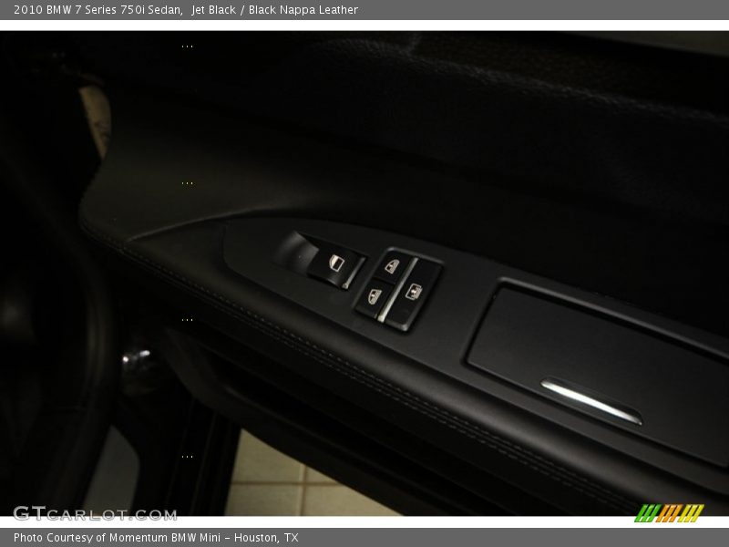 Jet Black / Black Nappa Leather 2010 BMW 7 Series 750i Sedan