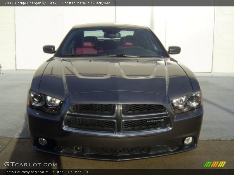 Tungsten Metallic / Black/Red 2012 Dodge Charger R/T Max