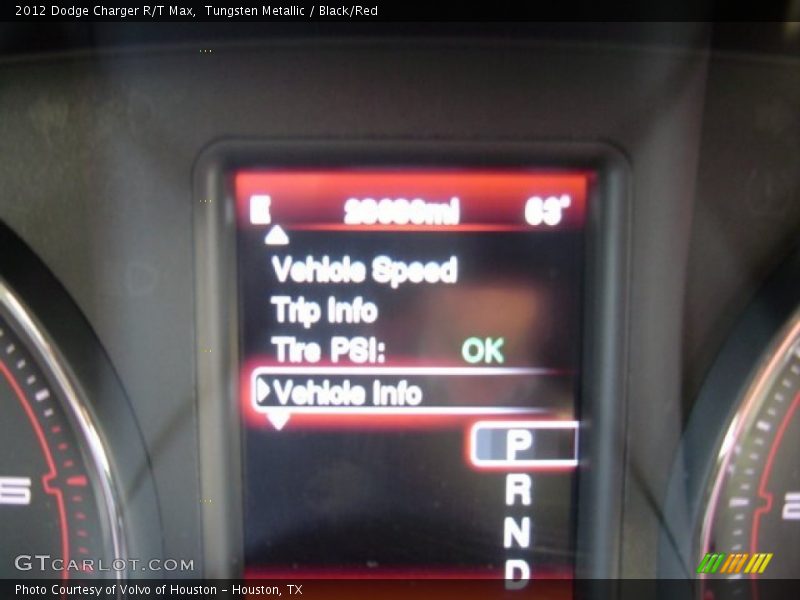 Tungsten Metallic / Black/Red 2012 Dodge Charger R/T Max