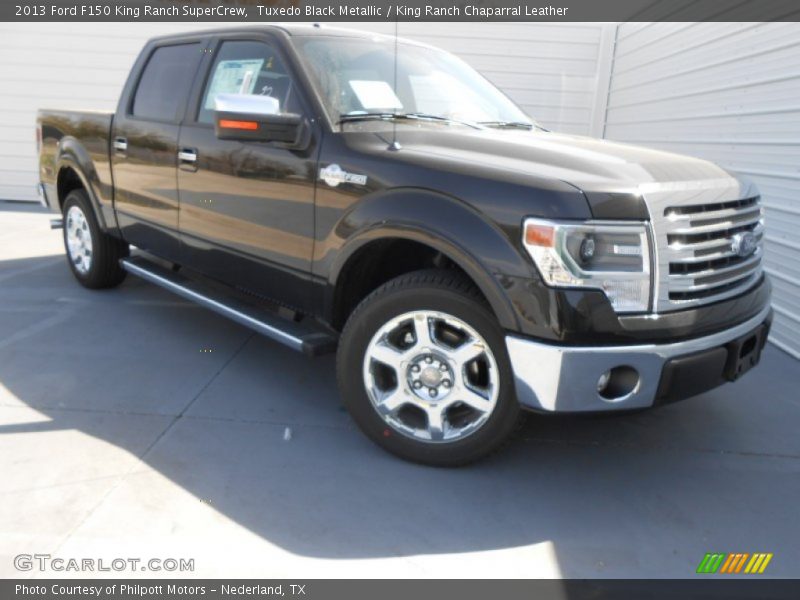 Tuxedo Black Metallic / King Ranch Chaparral Leather 2013 Ford F150 King Ranch SuperCrew