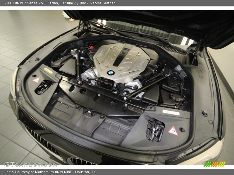 Jet Black / Black Nappa Leather 2010 BMW 7 Series 750i Sedan