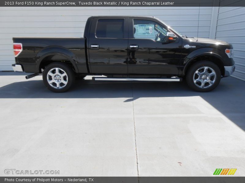 Tuxedo Black Metallic / King Ranch Chaparral Leather 2013 Ford F150 King Ranch SuperCrew