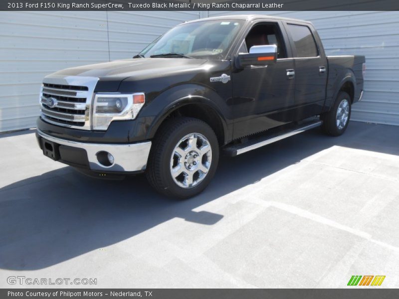 Tuxedo Black Metallic / King Ranch Chaparral Leather 2013 Ford F150 King Ranch SuperCrew