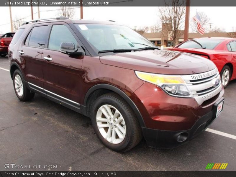 Front 3/4 View of 2012 Explorer XLT