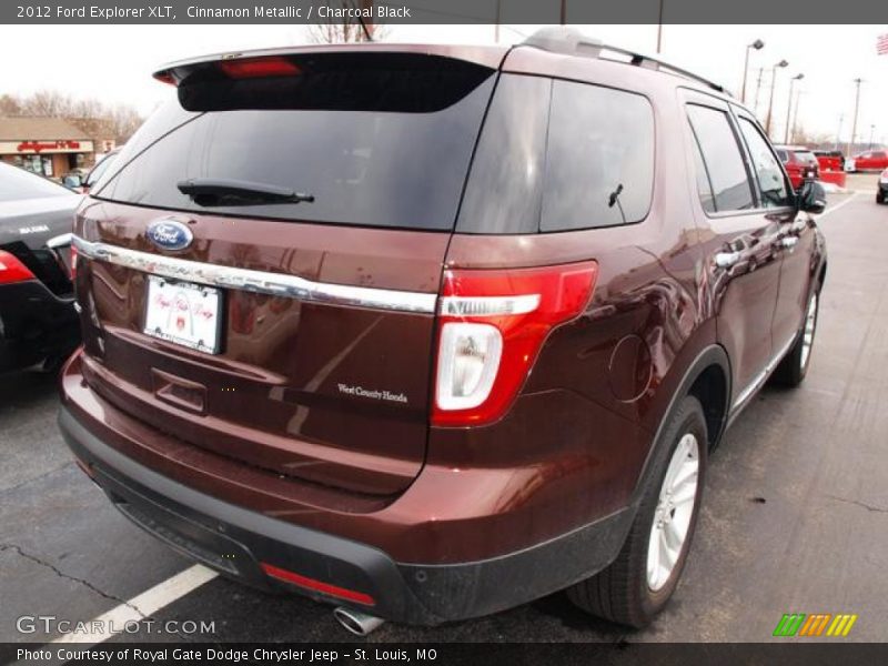 Cinnamon Metallic / Charcoal Black 2012 Ford Explorer XLT