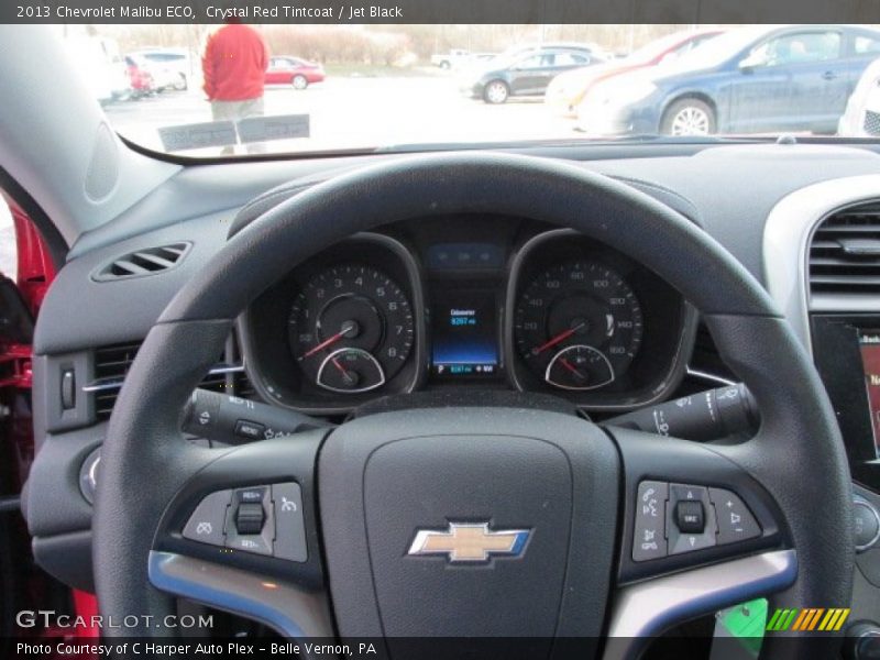 Crystal Red Tintcoat / Jet Black 2013 Chevrolet Malibu ECO