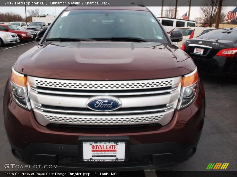 Cinnamon Metallic / Charcoal Black 2012 Ford Explorer XLT