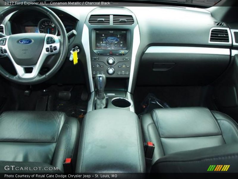 Cinnamon Metallic / Charcoal Black 2012 Ford Explorer XLT