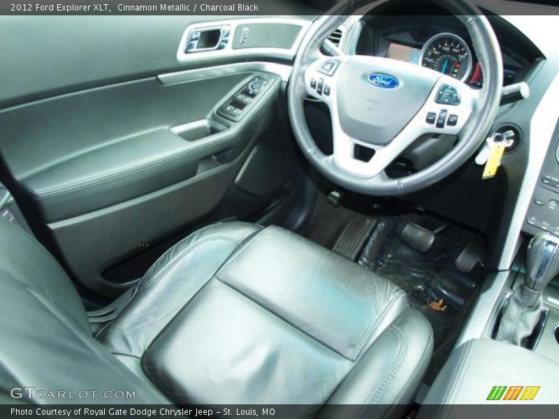 Cinnamon Metallic / Charcoal Black 2012 Ford Explorer XLT
