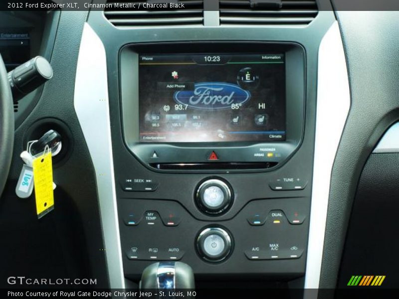 Cinnamon Metallic / Charcoal Black 2012 Ford Explorer XLT