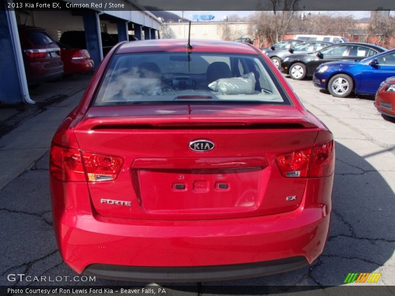 Crimson Red / Stone 2013 Kia Forte EX