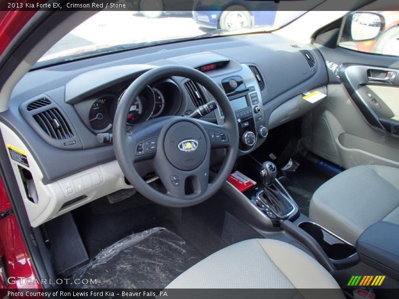 Crimson Red / Stone 2013 Kia Forte EX
