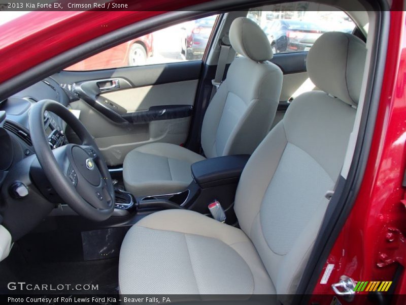 Crimson Red / Stone 2013 Kia Forte EX