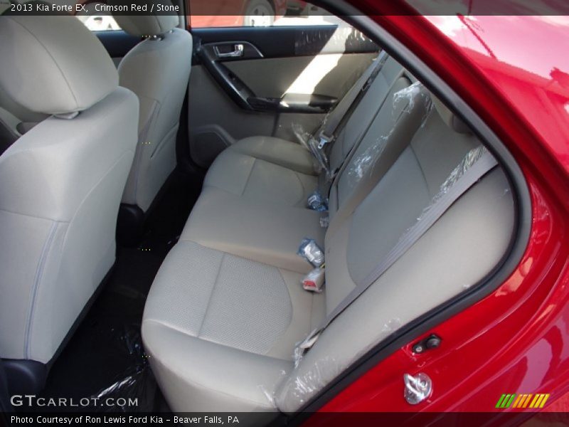 Crimson Red / Stone 2013 Kia Forte EX