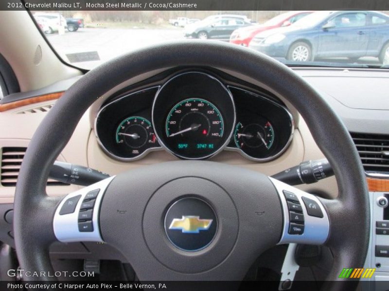 Mocha Steel Metallic / Cocoa/Cashmere 2012 Chevrolet Malibu LT