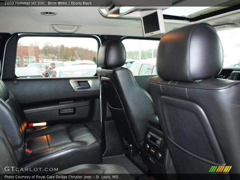 Rear Seat of 2009 H2 SUV