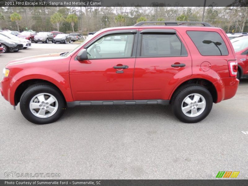 Sangria Red Metallic / Camel 2011 Ford Escape XLT