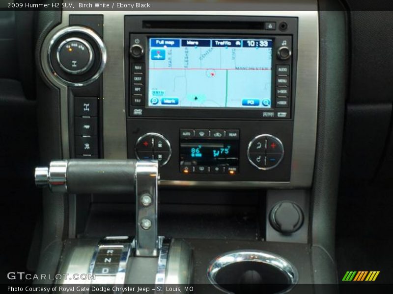 Navigation of 2009 H2 SUV