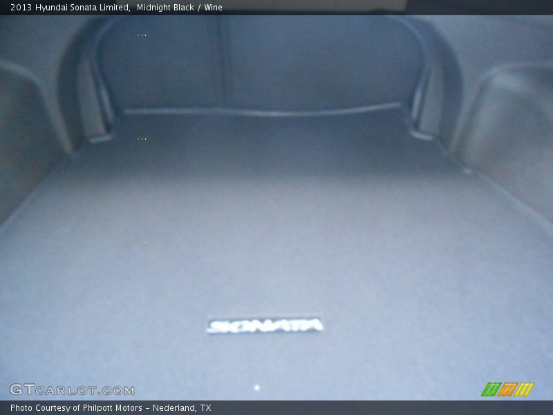 Midnight Black / Wine 2013 Hyundai Sonata Limited