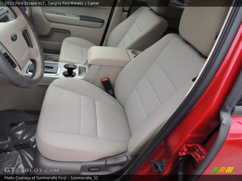 Sangria Red Metallic / Camel 2011 Ford Escape XLT