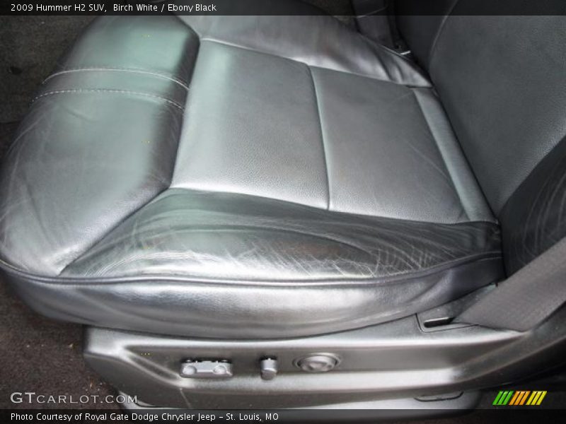 Birch White / Ebony Black 2009 Hummer H2 SUV