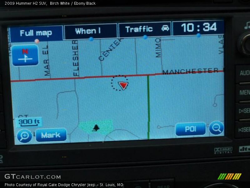 Navigation of 2009 H2 SUV