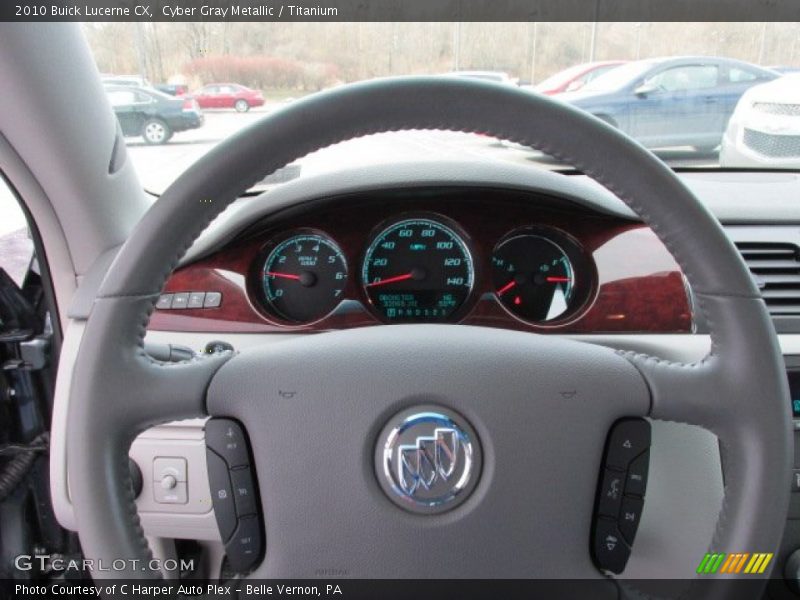 Cyber Gray Metallic / Titanium 2010 Buick Lucerne CX