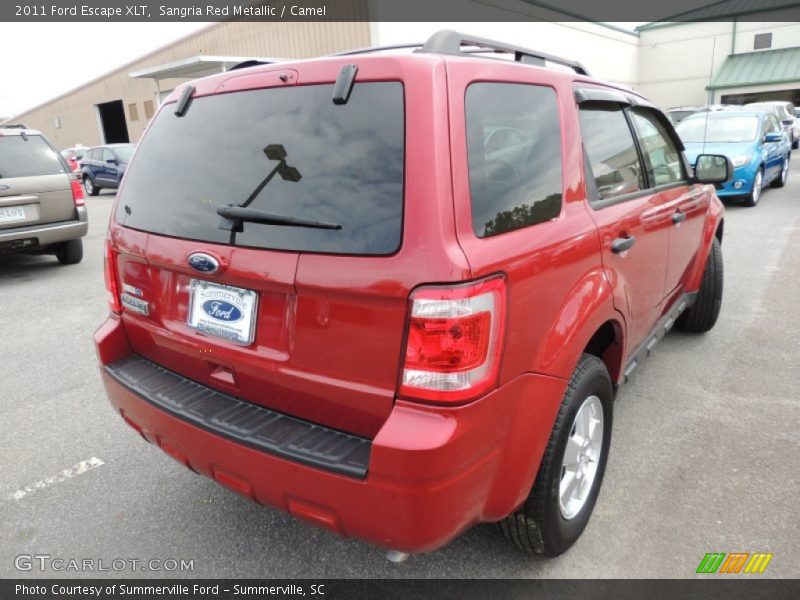 Sangria Red Metallic / Camel 2011 Ford Escape XLT